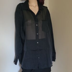 NWT Gap Sheer Blouse